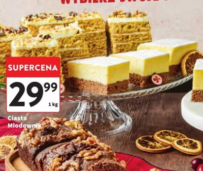 Ciasto Miodownik promocja w Intermarche