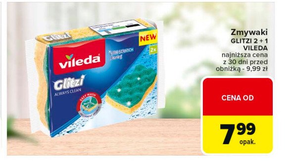 Zmywaki glitzi Vileda promocja w Carrefour