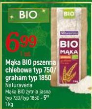 Mąka pszenna chlebowa typ 750 Naturavena promocja w Twój Market