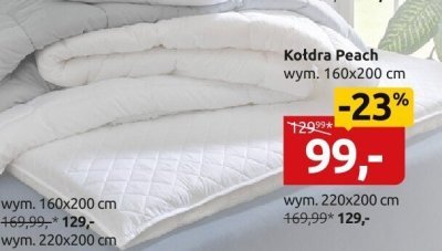 Kołdra Peach wym. 160x200cm promocja w Black Red White
