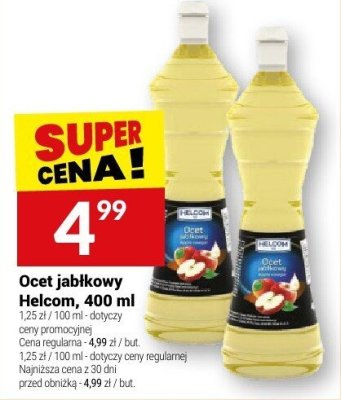 Ocet jabłkowy Helcom 400ml promocja w Twój Market