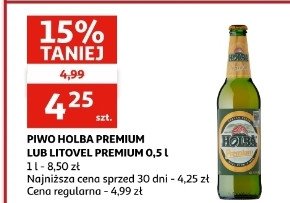 Piwo Holba premium promocja