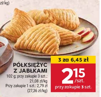 Półksiężyc z jabłkami promocja