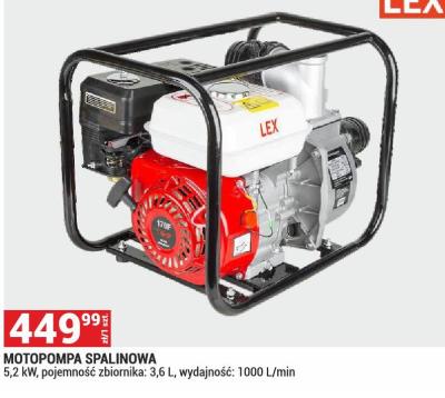 Motopompa spalinowa promocja w Merkury Market