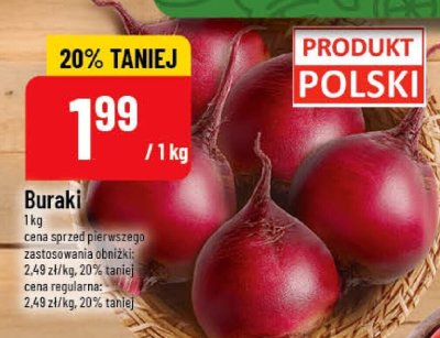 Buraki promocja w POLOmarket