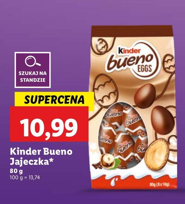 Jajka orzechowe Kinder bueno promocja
