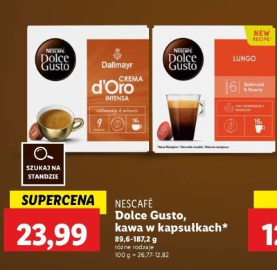 Kawa lungo Nescafe dolce gusto promocja