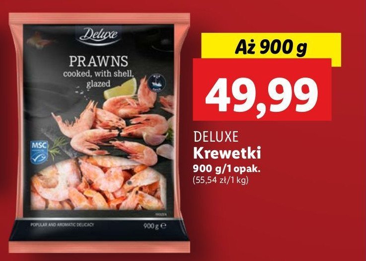 Krewetki Deluxe promocja