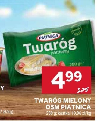 Twaróg mielony OSM Piątnica promocja w Stokrotka