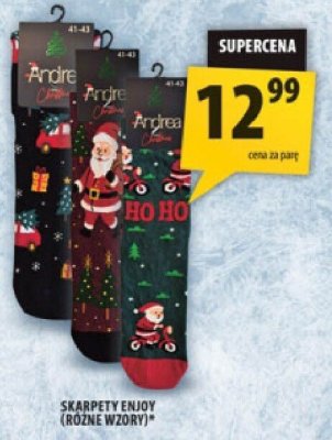 Skarpety Enjoy (różne wzory) promocja w Arhelan