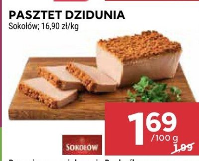 Pasztet dzidunia Sokołów promocja w Stokrotka