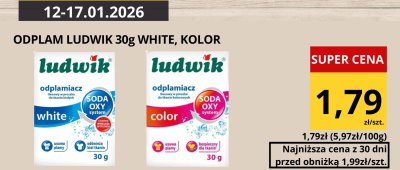 Odplamiacz Ludwik White 30g promocja w Supeco