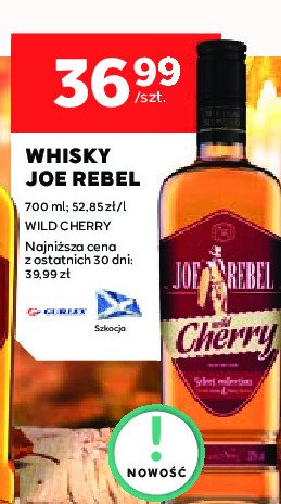 Whiskey Joe rebel wild cherry promocja