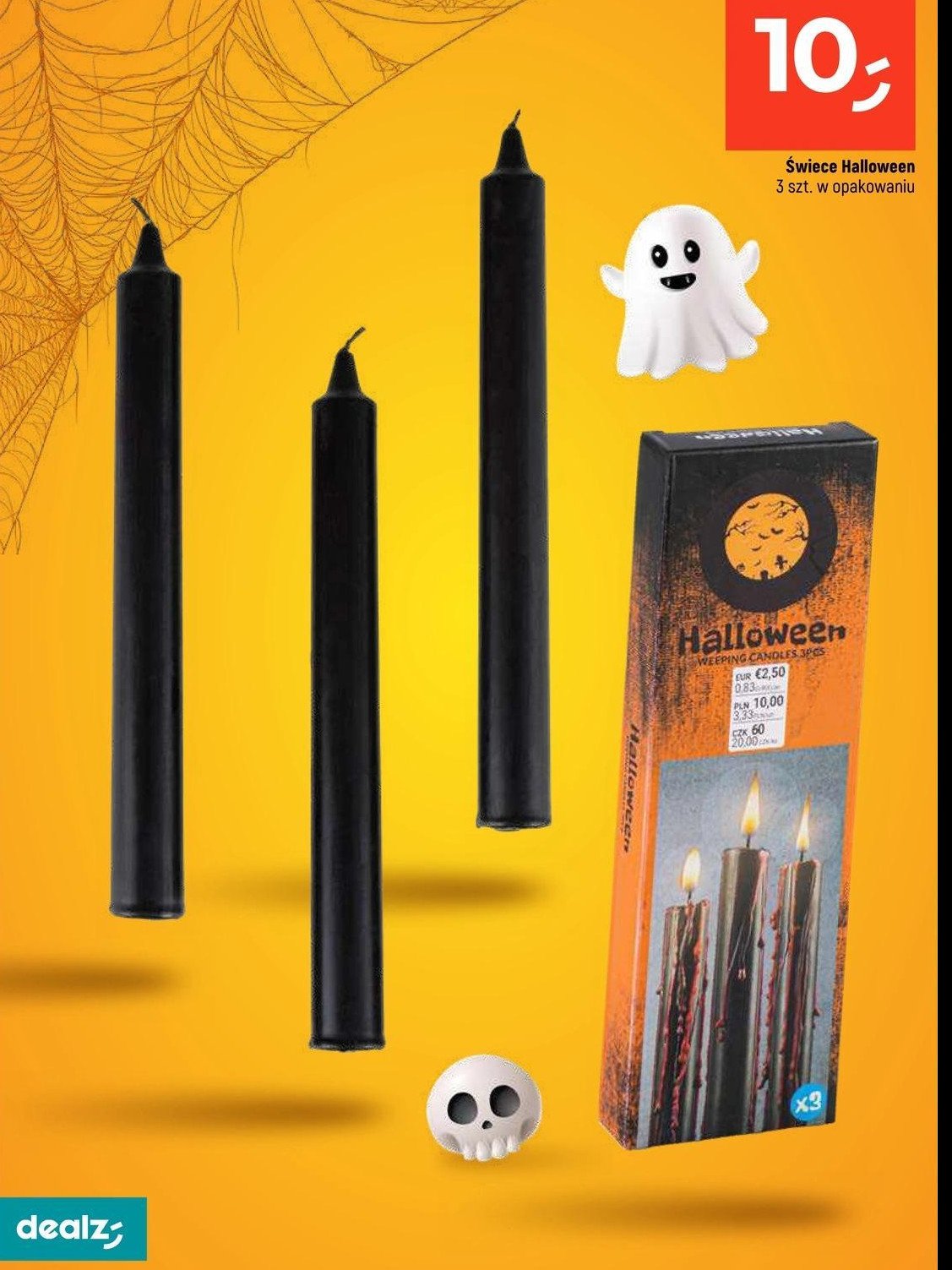 Świeczki halloween promocja