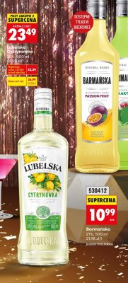 Wódka Barmańska Kaktus 21% 500 ml promocja w Biedronka