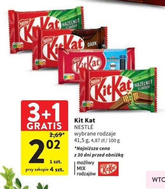 Baton Kitkat dark promocja