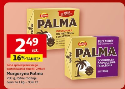 Margaryna Palma różne rodzaje promocja w Auchan