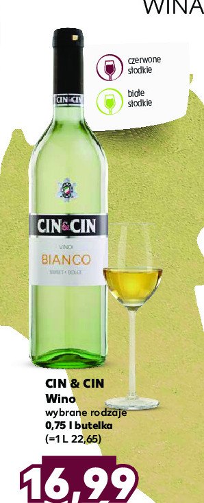 Wino Cin&cin rosso promocja