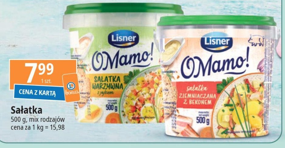 Sałatka ziemniaczana z bekonem Lisner o mamo! promocja