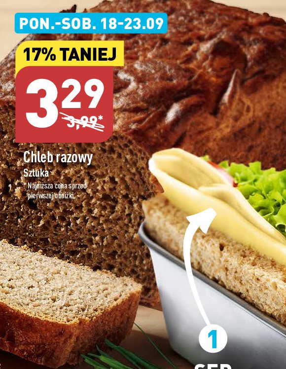 Chleb razowy promocja