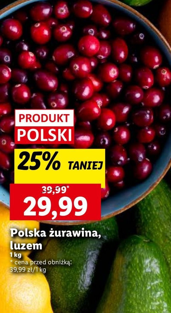 Żurawina polska promocja