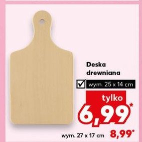 Deska kuchenna 25 x 14 cm promocja w Kaufland