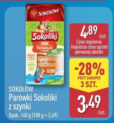 Parówki z szynki promocja w Aldi