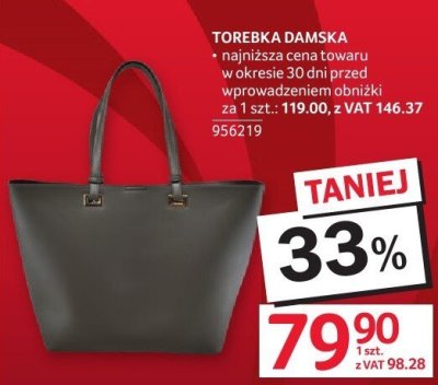 Torebka damska promocja w Selgros