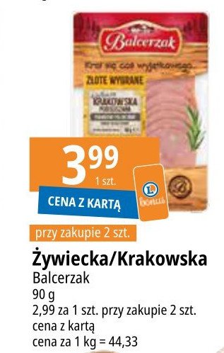 Kiełbasa żywiecka wieprzowa Balcerzak promocja