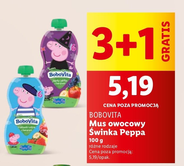 Mus jagody i jab艂ka z bananami masha&bear Bobovita promocja