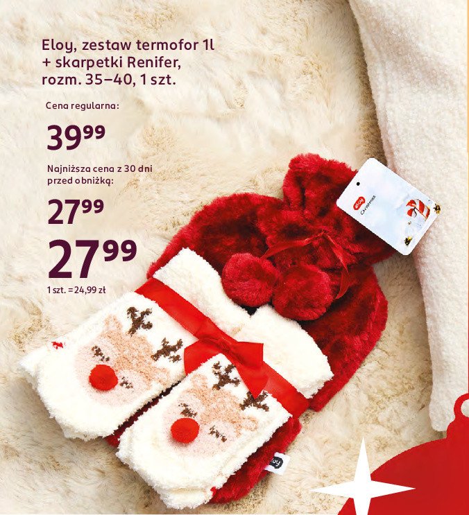 Termofor + skarpetki 35-40 Eloy promocja w Rossmann