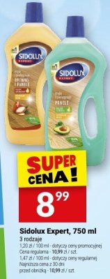 Płyn myjący Sidolux Expert Drewno i Panele promocja w Twój Market