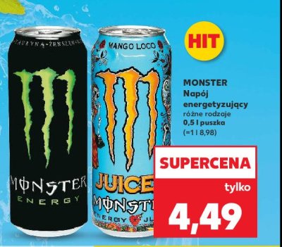 Nap贸j energetyczny Monster energy classic promocja