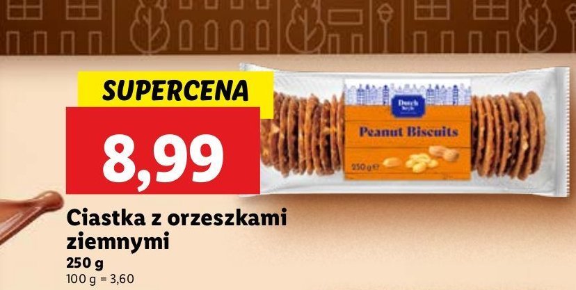 Ciastka z orzeszkami ziemnymi Duc de coeur promocja