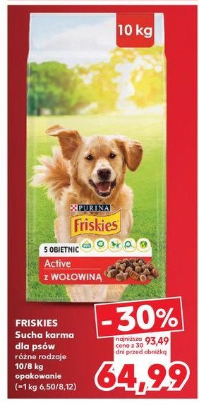 Karma dla psa Friskies active Purina friskies promocja