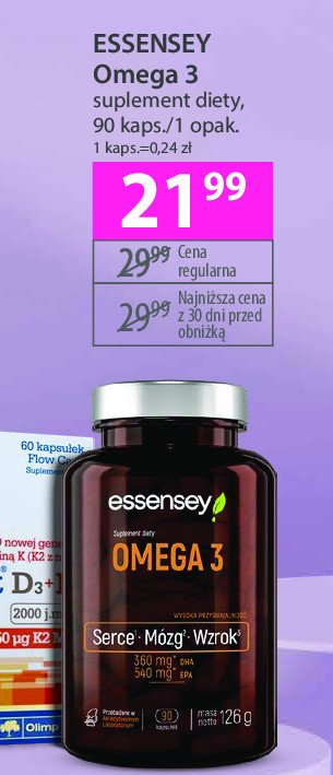 Omega 3 Essensey promocja