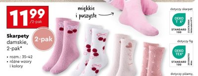 Skarpety damskie 2-pak rozm. 35-42 promocja w Biedronka