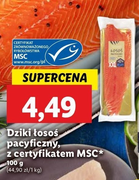 Łosoś dziki pacyficzny promocja