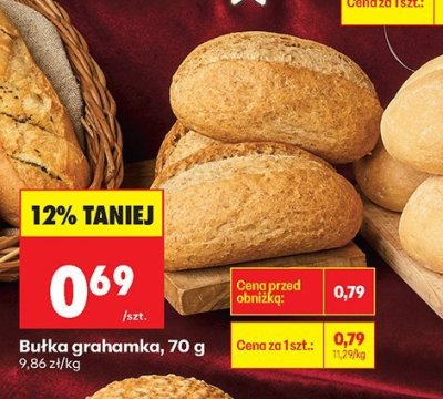 Bułka grahamka promocja w Biedronka
