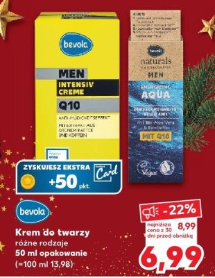 Krem do twarzy BEVOLA różne rodzaje 50 ml opakowanie promocja w Kaufland