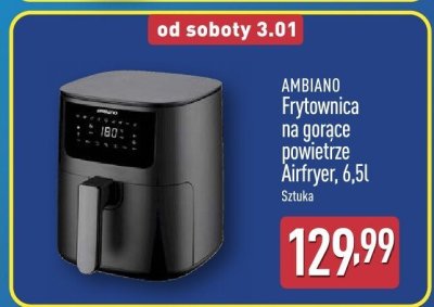 Frytownica na gorące powietrze Airfryer AMBIANO 6,5l promocja w Aldi
