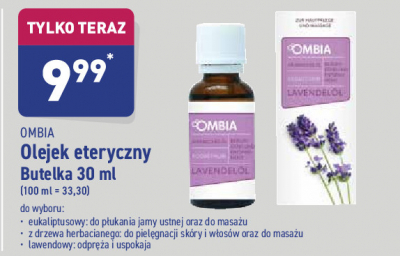 Olejek eteryczny eukaliptusowy Ombia promocja