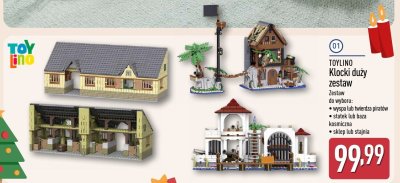 Klocki duży zestaw  promocja w Aldi