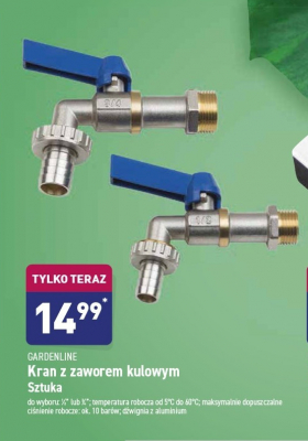 Kran z zaworem kulowym Garden feelings promocja