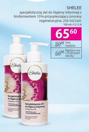 Żel do higieny intymnej z biofermentem 15% Shelee promocja