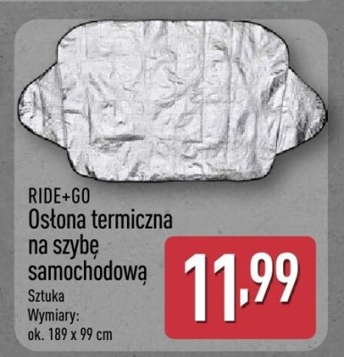 Osłona termiczna na szybę samochodową promocja w Aldi