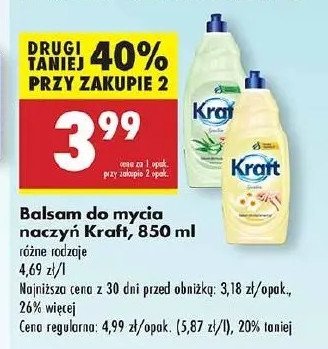 Płyn do mycia naczyń rumiankowy Kraft promocja