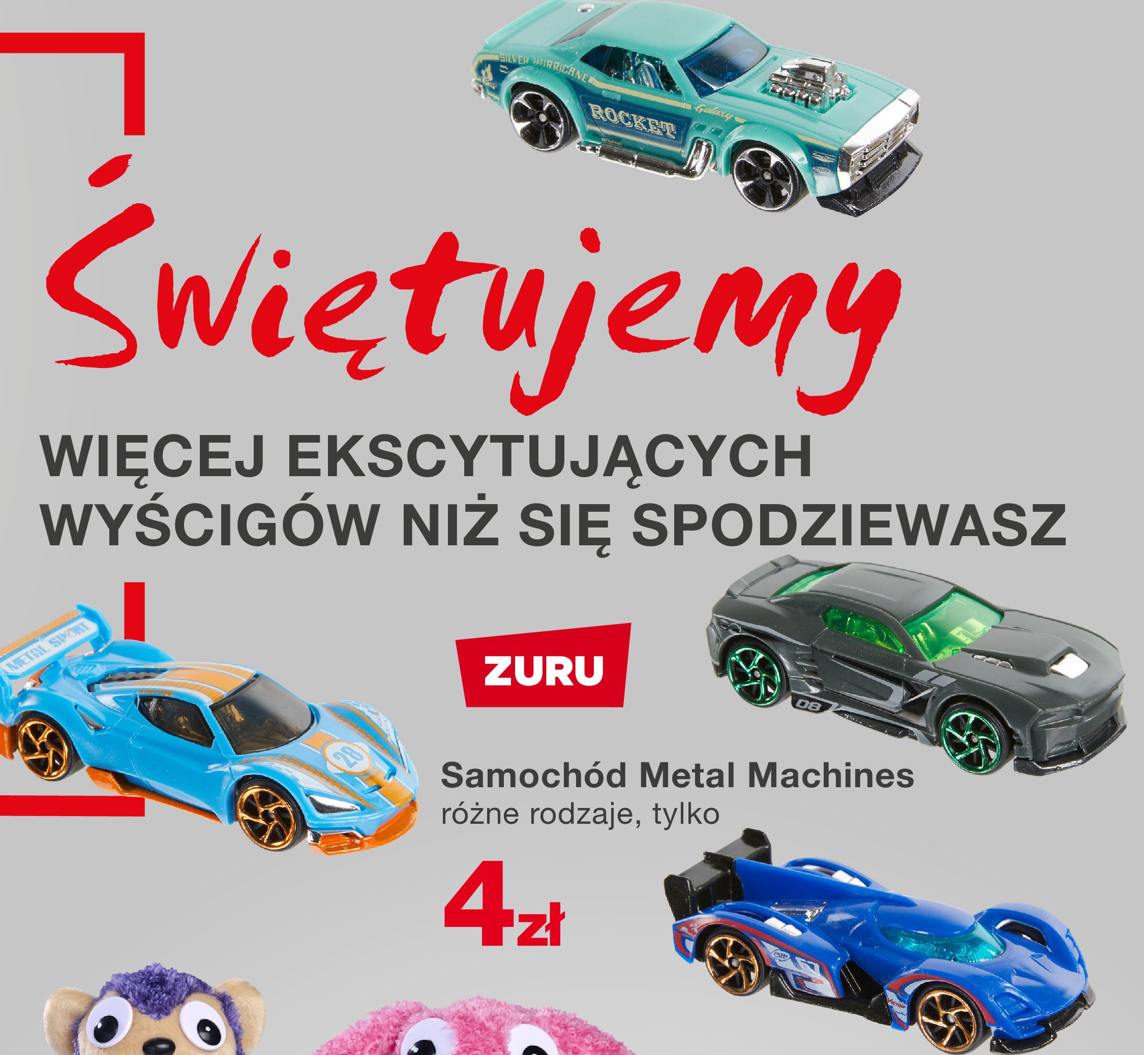 Samochód metal machines Zuru promocja w KiK