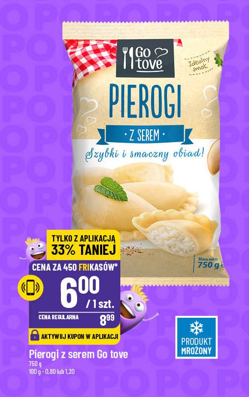 Pierogi z serem Gotove promocja w Leclerc