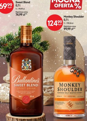 Whisky Monkey Shoulder 0,7l promocja w Żabka